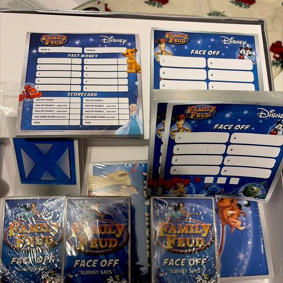 Family Feud Disney Edition Board Game Family Night Ages 6+ New 3 Or More Players - Picture 6 of 6